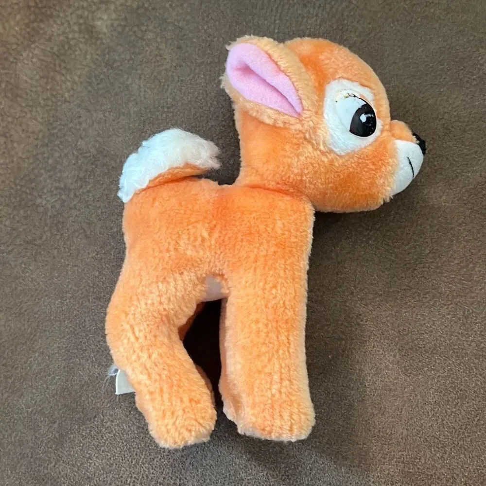 Vintage 1980’s Walt Disney Bambi 7” Plush‎ Stuffed Animal